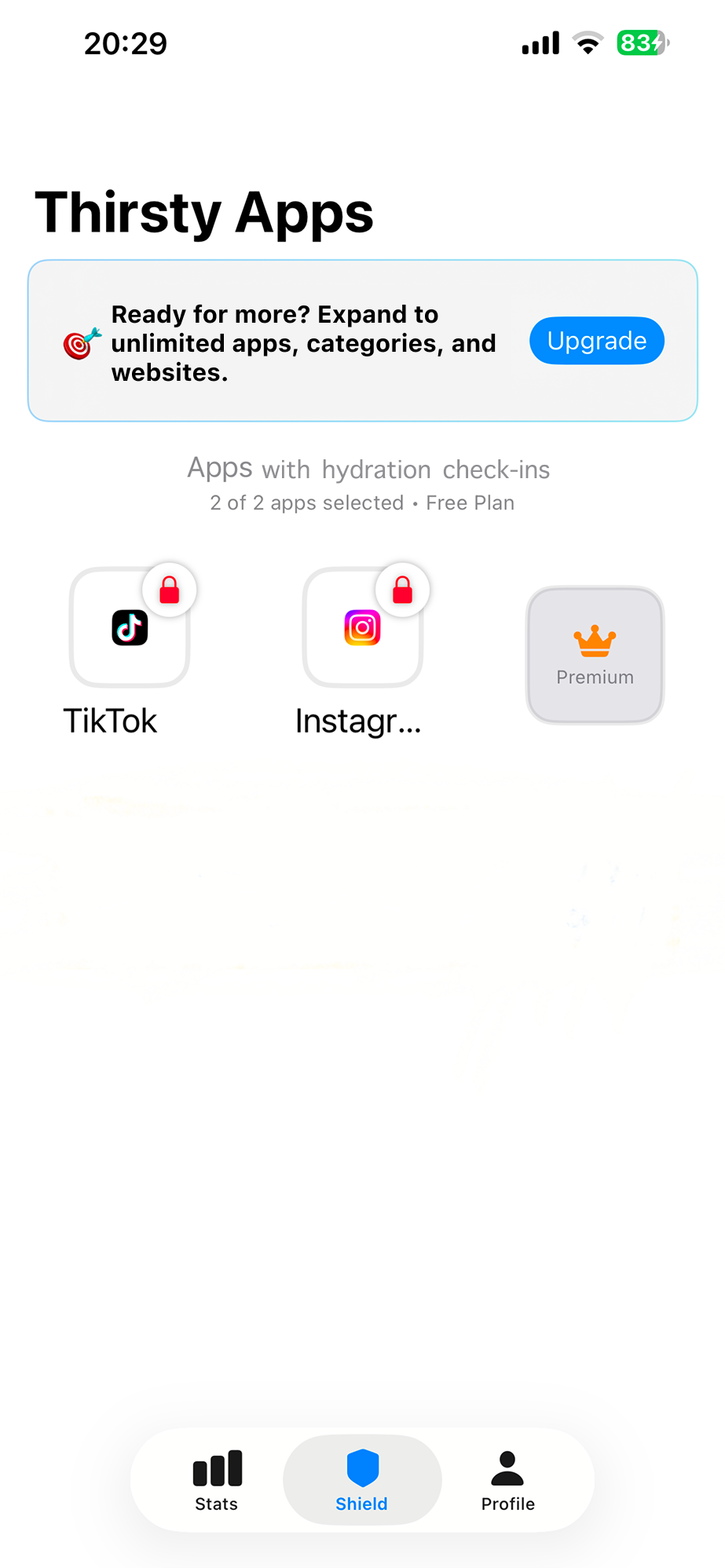 Apps unlocked with timer