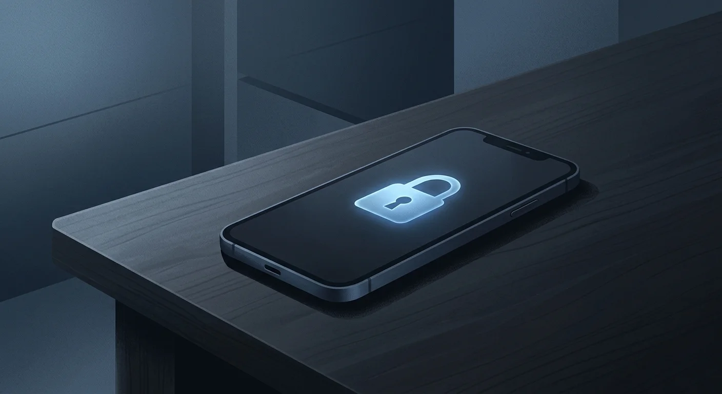 Phone displaying a focus session with a hard lock screen blocking distracting apps during deep work